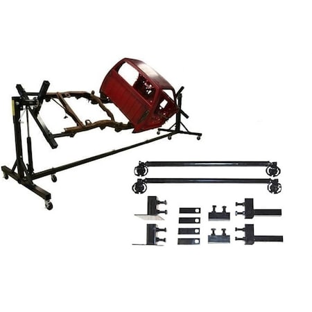 Atlas Automotive Equipment In.Spins In. Rotisserie W/ Adapter Kit HT-ROTI-KIT-FPD