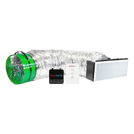 Quietcool Whole House Fan, 22" Blade dia. QC ES-6000 RF