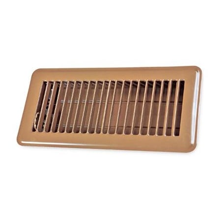 American Metal Flor Rgstr Stl Brn 4X10 in. 413B4X10