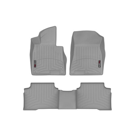 Weathertech Grey, Front and Rear Floorliners 461598-1-4