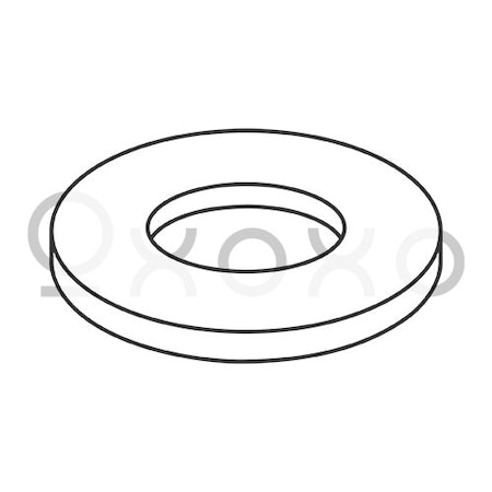 Oxoxo 8X3/8X.062 Flat Washer Nylon, 5000PK 337148