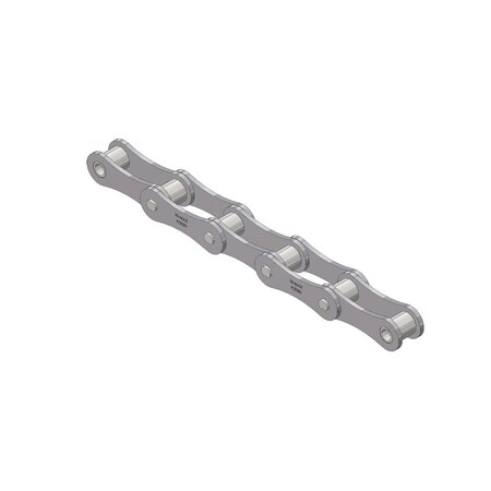 Senqcia Hi-Max Transmission Series Double Pitch Riveted, 100 ft OAL, 1.25P, .4 Dia x 3/8 W A2050HMR100