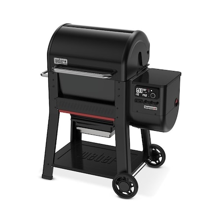 Weber SEARWOOD Pellet Grill, 648 sq-in Primary Cooking Surface, Side Shelf Included: Yes, Black 1500120