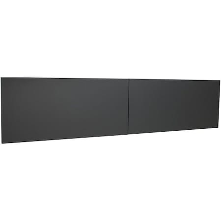 Lorell Lorell Door Kit - 72"W - Charcoal 79174