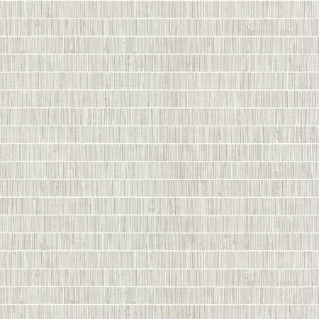 Warner Luz Grey Faux Grasscloth Wallpaper 2984-70008