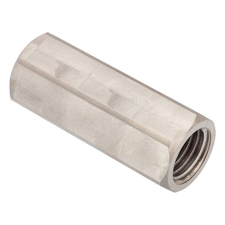 Zoro Select Female-Female Hex Adapter NUT60212FXM16C