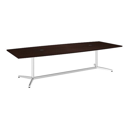 Bush Business Furniture Conference Table, Cherry, Laminate/Wood 99TBM120MRSVK