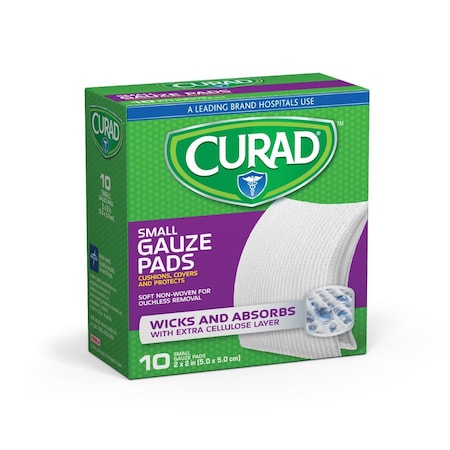 Medline CURAD Sterile Pro-Gauze Pad, 2in x 2in, 10/Box, 24PK CUR20422RB