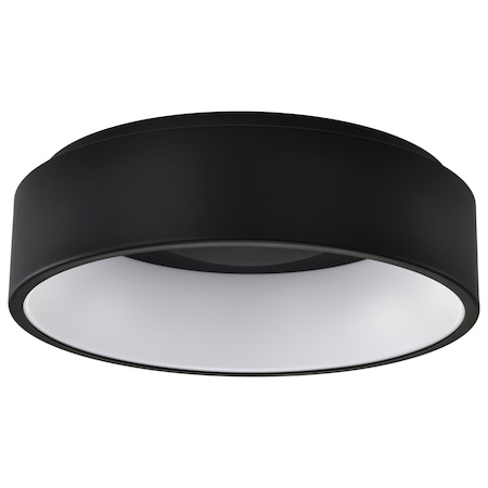 Nuvo Orbit - 20 Watt LED Flush Mount - Black Finish 62/1452R1