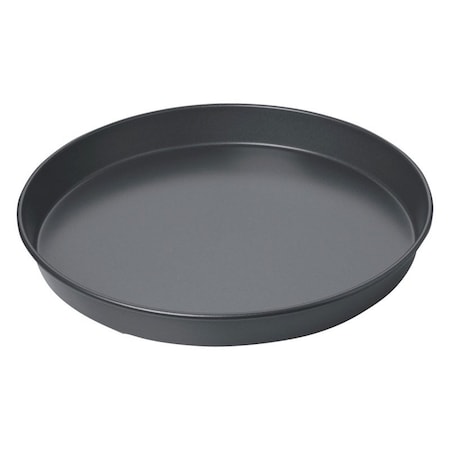Chicago Metallic Pizza Pan, 14 in Dia, Carbon Steel, Gray 16124