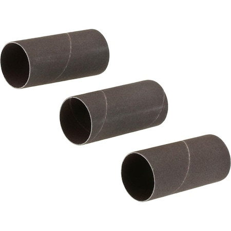Grizzly 2" Dia. x 4-1/2" A/O Hard Sanding Sleeve, 100 Grit, 3PK H5452