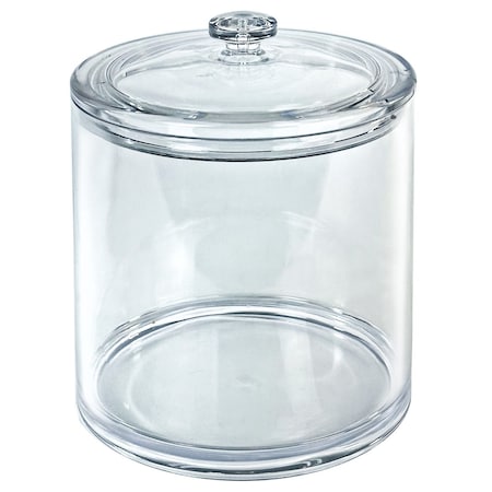 Azar Displays Small Round Candy Bin with Acrylic Lid - 1.34 Gallon Airtight Food Storage 400423