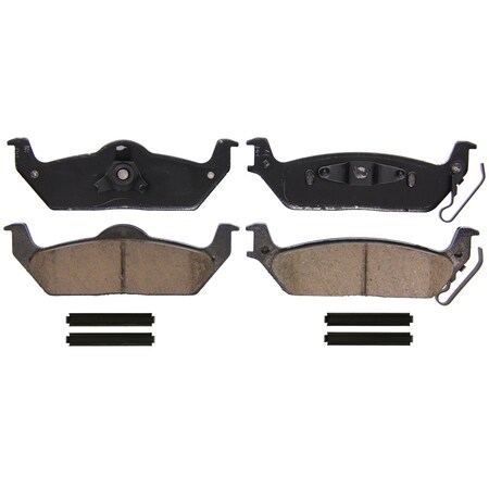 Wagner Brake QuickStop Rear Disc Brake Pad Set Ceramic,  ZD1012