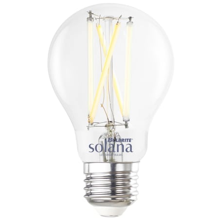 Bulbrite Solana 60-Watt Equivalent A19 Smart Wi-Fi Connected 90 CRI LED Edison Filament Light Bulb 290125