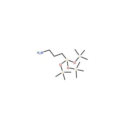 Ak Scientific 3-(1, 1, 1, 5, 5, 5-Hexamethyl-3-((trimethylsilyl)oxy)trisiloxan-3-yl)propan-1-amine (100mL), CAS 25357- 2187AL-100mL