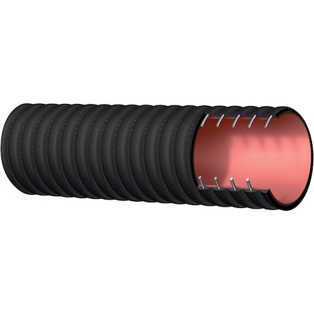 Kuriyama T704HA Series 5 in. ID and 100 ft Standard Length Coils BOOMER 150 PSI Industrial Sewer Vacuum Hose T704HA500X100