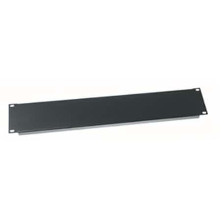 Maxpower Products EB2 Blank Panel, 2 Rack Unit Steel, Flanged MA1082979