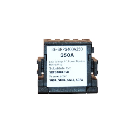 Brah Electric , replacement Spectra rating plugs rated for 350A, 400A sensor - SGDA, SGHA, SGLA, SGPA BE-SRPG400A350