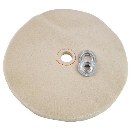 Dico Buffing Wheel, 6 in dia. Overall 526-14-6
