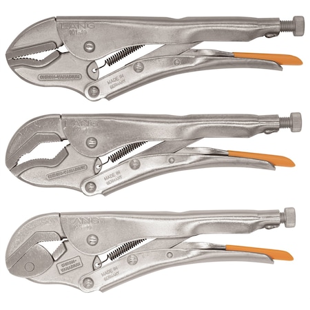 Lang 3Pc 10 In. Locking Pliers Set LNG902