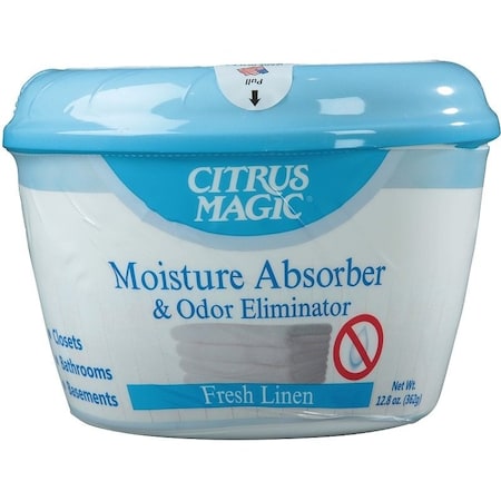 Citrus Magic Moisture and Odor Absorber, 12.8 oz, Granular, Fresh Linen 618372898