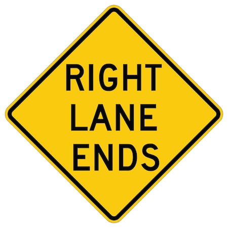 Sign Solutions Usa Traffic Sign, 48 in Width, Aluminum Sign, Diamond DUS12WZO4848W9-1R