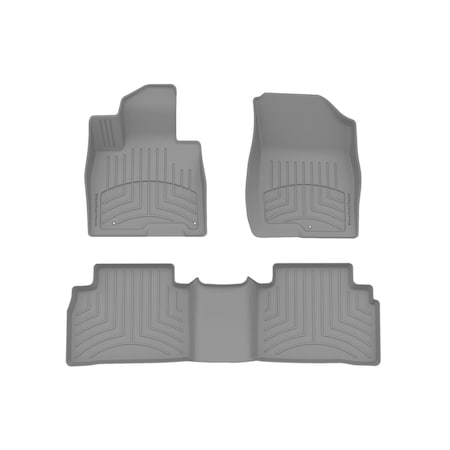 Weathertech Grey, Front and Rear FloorLiner HP 461678-1-2IM