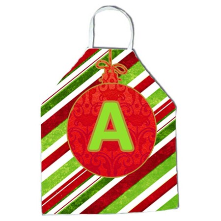 Carolines Treasures Christmas Oranment Holiday Initial Letter A Apron CJ1039-AAPRON