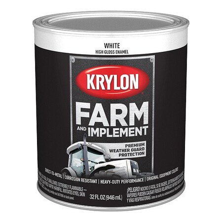 Krylon Acrylic Coating, High Gloss, White K02021008