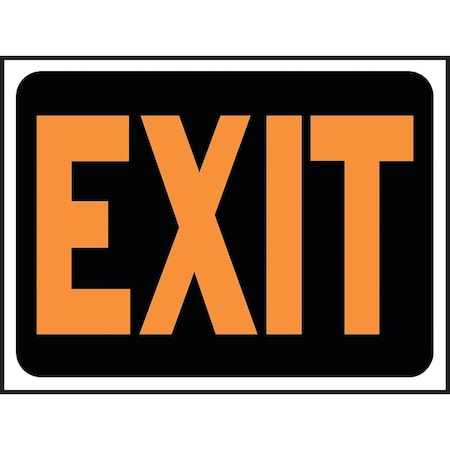 Hy-Ko Sign Exit Hyglo 9X12In Plastic 3003