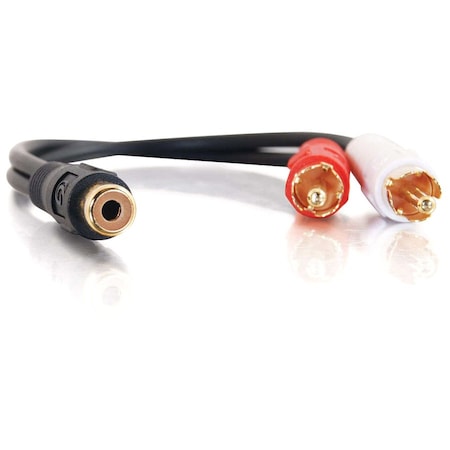 C2G AV CABLE - RCA LEFT CONNECTOR - FEMALE LEFT GENDER - RCA RIGHT CONNECTOR - MALE 3181
