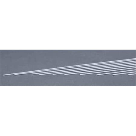 Evergreen 0.04 x 0.04 in. Styrene Strips Railroad Scratch Building Supply, White EVG142