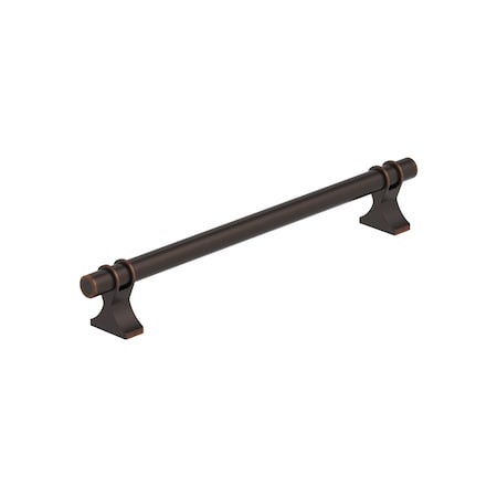 Amerock Davenport 7-9/16 inch 192mm Center-to-Center Oil-Rubbed Bronze Cabinet Pull BP36618ORB