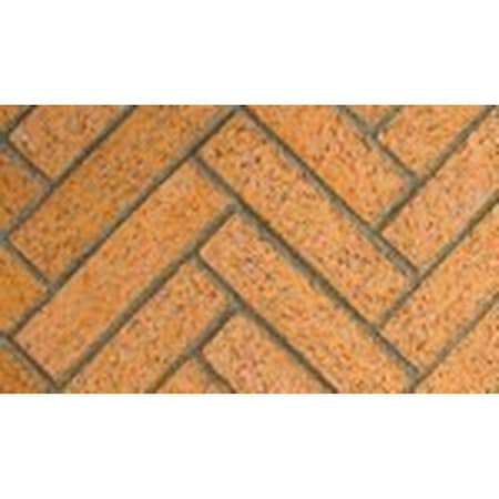 Fondo 50 in. Red Warm Split Herringbone Refractory Panels FO2942098