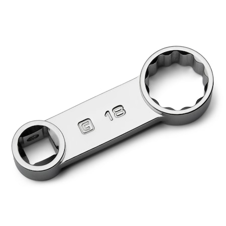 Capri Tools 3/8 in. Drive 18 mm Torque Adapter, 12-Point Box End CP31510-M18