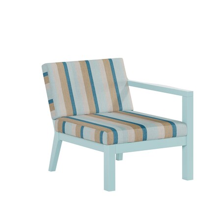 Polybird BREEZE DEEP SEAT SECTIONAL PIECE LEFT CHAIR        SAGE POLYBIRD P101-SG-GAMI