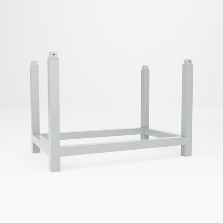 Pucel Stacking Rack Unit, 42 in W x 24 in D x 32 in H, Gray SRU-242
