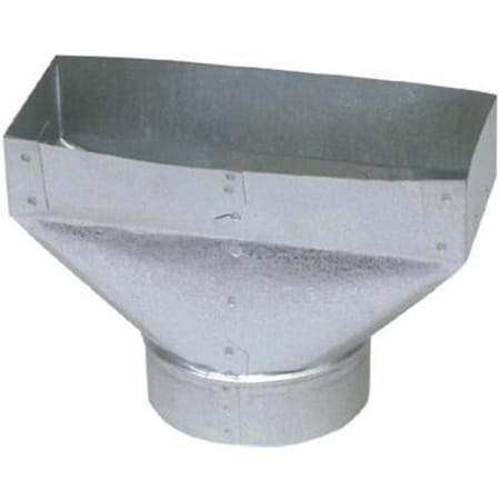 Imperial Mfg Imperial Manufacturing GV0698-C 2.25 x 10 To 6 in. Galvanized Standard Register Boot 134814