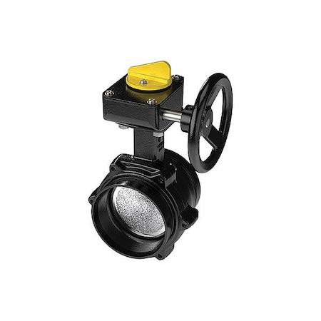 Gruvlok Offset Disc Butterfly Valve, 4" Sz 0387008306