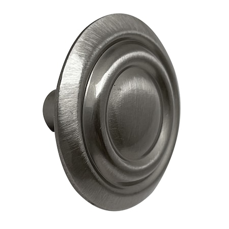 Brixwell Hardware Traditional Mushroom Kitchen Cabinet Knob 1-3/8 in Dia Satin Nickel BX578G10