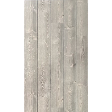 American Pacific 1/4''x4 'x8 ' Coastal Ivory Shiplap Wall Paneling L-52-9200