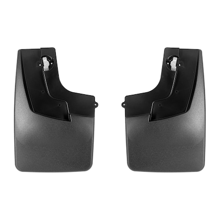 Weathertech Black, No Drill MudFlaps 120171