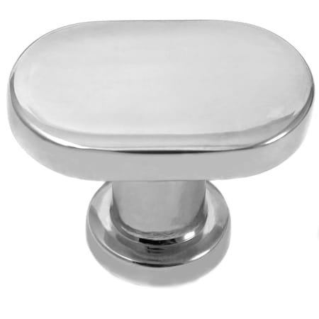 Mng Hardware Aspen Oval Knob - Polished Chrome 81226