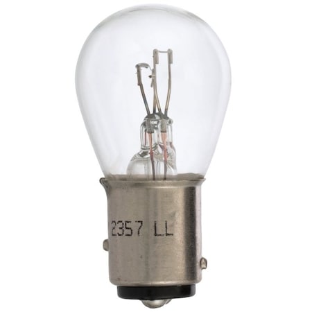 Eiko Peak Miniature Automotive Bulb, 12.8 V, 29 W, Incandescent Lamp, Bayonet, Clear 2357LL-BPP