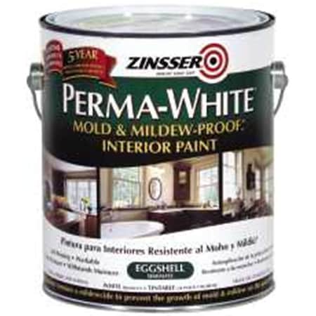 Zinsser 800213 PermaWhite Mold And MildewProof Interior Paint Satin White 2711 47719027119
