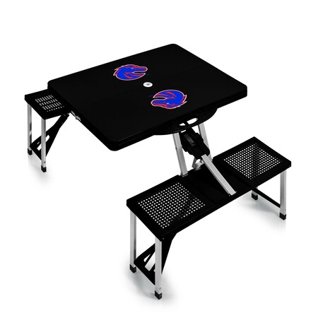 Picnic Time Family Of Brands Boise State Broncos - Picnic Table Portable Folding Table, Black 811-00-175-704-0