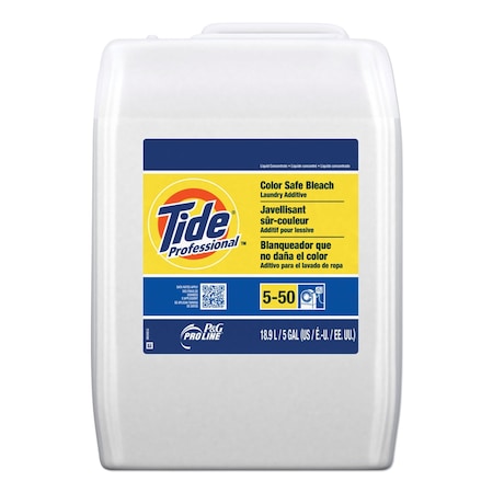 Tide Pro Color Safe Bleach Laundry Additive, Unscented, 5 gal Closed-Loop Container 70675