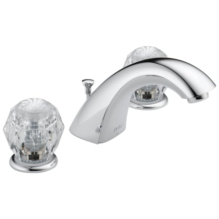 Delta Classic Two Handle Widespread Bathroom Faucet In Chrome 3544LF-WFMPU