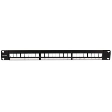 Networx 1U High-Density Blank Patch Panel - 24 Port NP-HD241U
