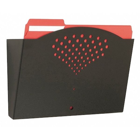 Safco Wall File, Black, 9in H 3170BL